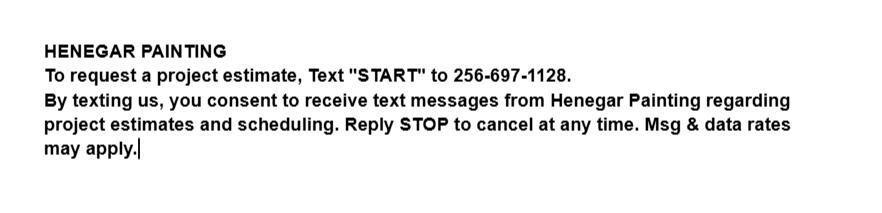 Example of Our Physical Flyer / Offline Text-to-Join Call to Action:
